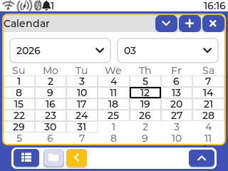 FlxOS Calendar App