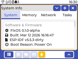 System Info Material Theme